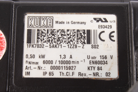 1FK7032-5AK71-1ZZ9-Z KUKA S02 0000115927