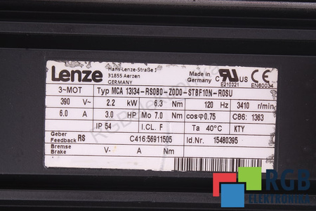 MCA13I34-RS0B0-Z0D0-STBF10N-R0SU LENZE STATOR