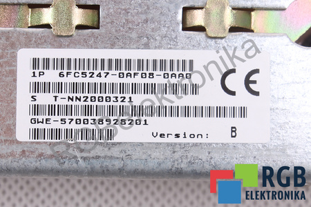 6FC5247-0AF08-0AA0 SIEMENS SINUMERIK 810D/840D VERSION B