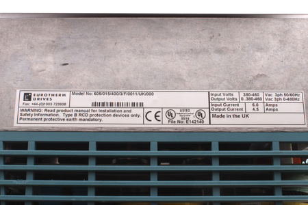 605/015/400/3/F/011/UK/000 EUROTHERM