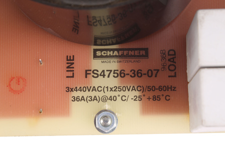 FS4756-36-07 SCHAFFNER POUR PIÈCES