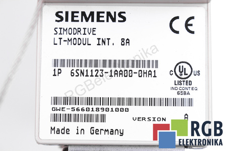 6SN1123-1AA00-0HA1 SIEMENS LT-MODUL INT.8A SIMODRIVE 611