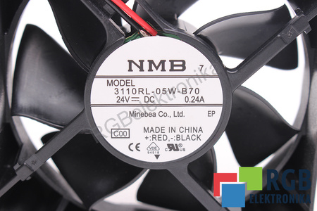 3110RL-05W-B70 MINEBEA 80X80X25MM, 24V VENTILATEUR