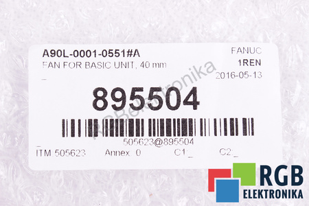 A90L-0001-0551#A FANUC 1608VL-05W-B49 VENTILATEUR