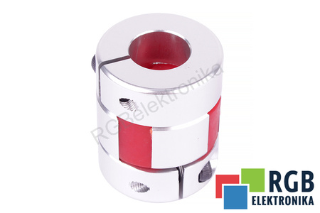 YH10-25-8-12-30 D=25MM D1/D=8/12MM L=30MM ALUMINIUM ACCOUPLEMENT ÉLASTIQUE A MÂCHOIRES