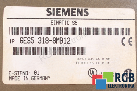6ES5318-8MB12 SIEMENS SIMATIC S5 ET200U