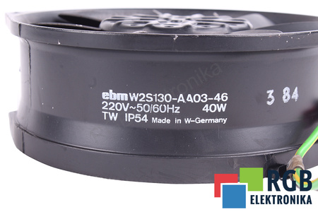W2S130-AA03-46 EBM PAPST VENTILATEUR
