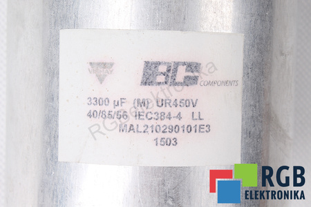 CONDENSATEUR MAL210290101E3 BC 3300UF, 450V