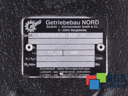 SK.12080ADSH NORD IEC80 I=19.11 RÉDUCTEUR