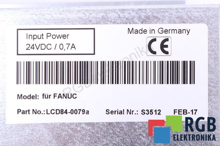 84-0079 PIÈCE DE RECHANGE POUR FANUC SERIE 6BT 11M 11T 6B 0 0T 3MB 11 15-M 6T 6M 0M MONITEUR LCD