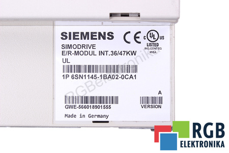6SN1145-1BA02-0CA1 SIEMENS SIMODRIVE 611 VERSION A