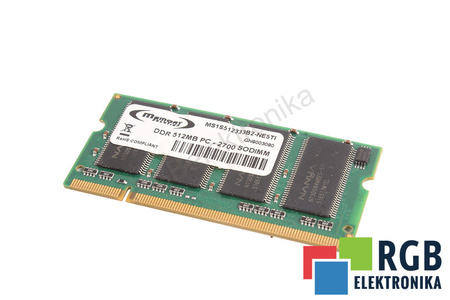 MS1S512333B2-NE5TI MEMORY SOLUTION DDR 512MB