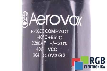 CONDENSATEUR 2200UF 400V AEROVOX PROSEC COMPACT