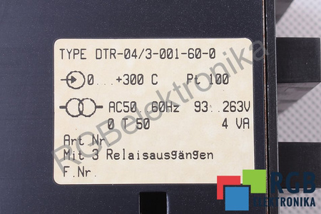 DTR-04/3-001-60-0 EISENMANN RELAIS DE SÉCURITÉ