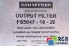 FS5047-16-29 SCHAFFNER FILTRE
