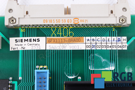 6FX1113-8AA00 SIEMENS SINUMERIK 8 MS401 GE.548138.9001 548138.0002.00