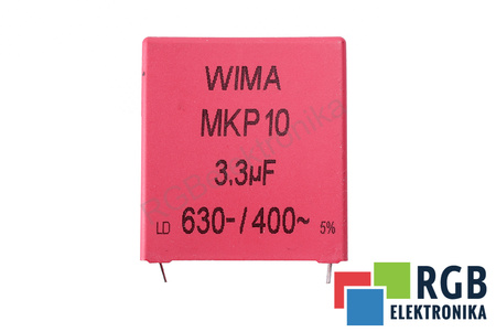 CONDENSATEUR MKP1J043307H00JSSD WIMA MKP10, 3.3UF, 630/400V