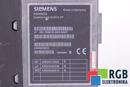 6SL3040-0LA00-0AA0 SIEMENS SINAMICS S120 CU310