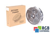 1,75MM ABS PRO FILAMENT 0.5KG BLACK FLASHFORGE DIMENSION EXTÉRIEURE DE LA BOBINE 180MM, DIMENSION INTÉRIEURE DE LA BOBINE 50MM, LARGEUR DE LA BOBINE 45MM