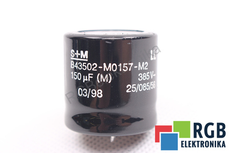 CONDENSATEUR B43502-M0157-M2 S+M 150UF, 385VDC