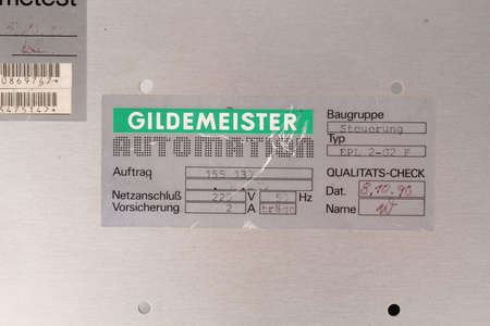 EPL2-G2 GILDEMEISTER RACK