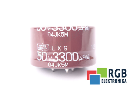 CONDENSATEUR 04JK5M NIPPON 3300UF, 50VDC
