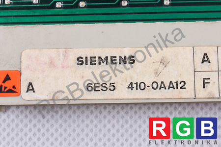 6ES5410-0AA12 SIEMENS E88430-A3653-C4-B SIMATIC S5
