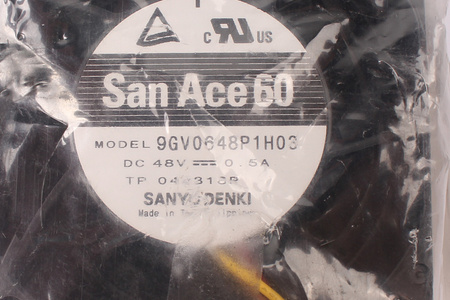 9GV0648P1H03 SANYO DENKI SANACE60 60X60X38MM 48V, 0.5A VENTILATEUR
