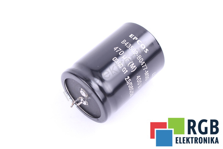 CONDENSATEUR B43502-B0477-M90 EPCOS 470UF, 400V