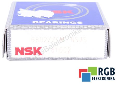 6802ZZCM NSK 26000RPM, 15X24X5, 2.08KN ROULEMENT