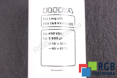 CONDENSATEUR PEH169VV433GQ RIFA 3300UF, 400VDC