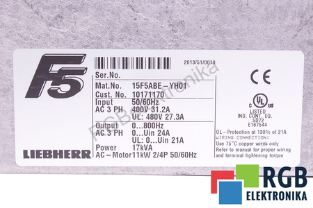15F5ABE-YH01 LIEBHERR