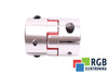 YH10-65-24-24-90 D=65MM D1/D2=24/24MM L=90MM ALUMINIUM ACCOUPLEMENT ÉLASTIQUE A MÂCHOIRES