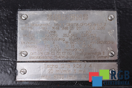 GF5116-0FG40-6HU7-Z Z:A11 G14 G28 K02 SIEMENS