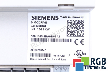 6SN1145-1BA01-0BA1 SIEMENS SIMODRIVE 611 VERSION J