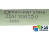 RÉSISTANCE ZDST14X100U KRAH-RWI 5/94A 1K1K
