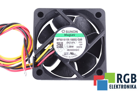 MF50151VX-G99-A SUNON MF50151VX-1000U-G99 50X50X15MM, 12V VENTILATEUR
