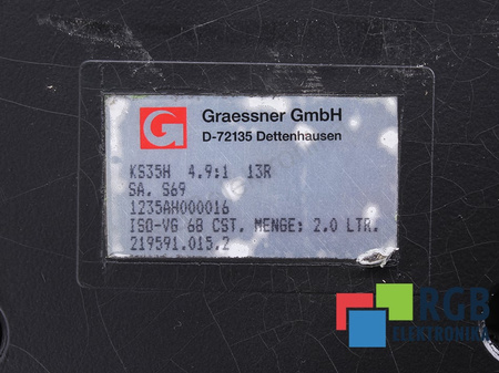 KS35H GRAESSNER 1235AH000016 RÉDUCTEUR