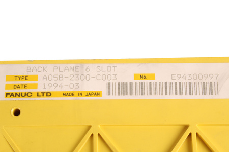 A05B-2300-C003 FANUC BACK PLANE 6 SLOT RACK
