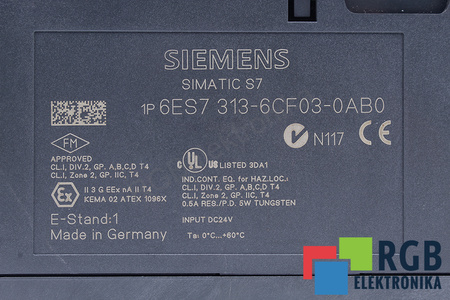6ES7313-6CF03-0AB0 SIEMENS SIMATIC S7-300