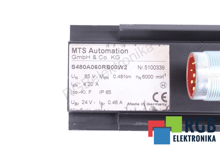 S480A060RB00W2 MTS AUTOMATION STATOR