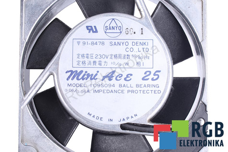 109S094 SANYO MINI ACE 25 230V VENTILATEUR