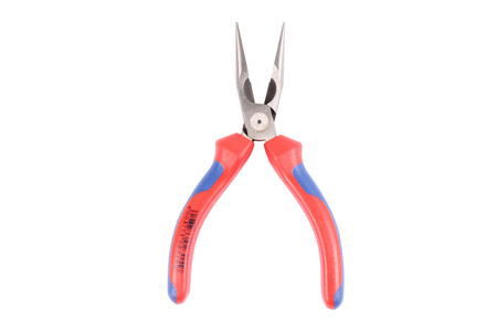 PINCES COUPANTES DE CÔTÉ A BECS DEMI-RONDS, PINCES RADIO 25 02 140 KNIPEX 25 02 140 8MM, 2.5MM, 2MM, 42MM, 15MM 140X48X17MM