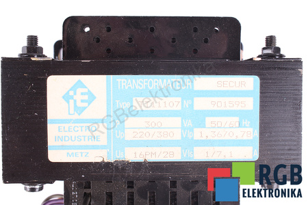 TT11107 ELECTRO INDUSTRIE 220/380V, 28V 300VA TRANSFORMATEUR