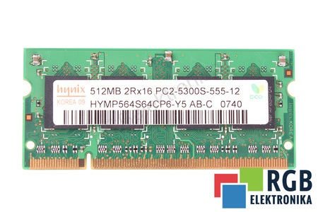 HYMP564S64CP6-Y5 HYNIX 512MB PC2-5300S-555-12 POUR PIÈCES