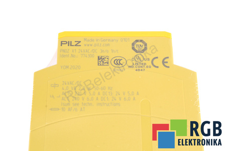 PNOZ X1 24VAC/DC 3N/O 1N/C PILZ 774300 RELAIS DE SÉCURITÉ