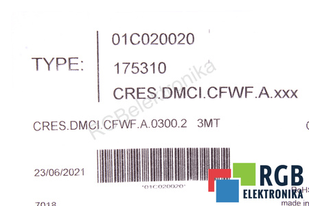 CÂBLE CRES.DMCI.CFWF.AXXX CMZ CD1-K/LBD-MMB 3M