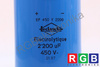 CONDENSATEUR EF 450 Y 2200 LECLANCHE 2200UF, 450V