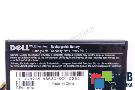 P9110 DELL JP-0U8735-48630-6C4-0282 BATTERIE