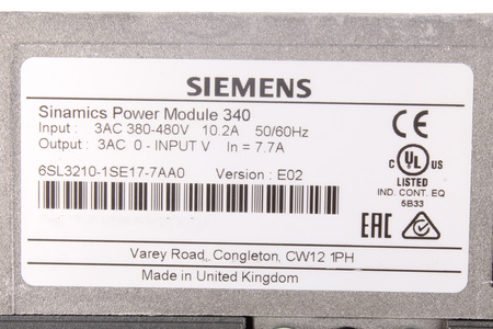 6SL3210-1SE17-7AA0 SIEMENS SINAMICS S120